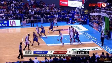 Ginebra vs Magnolia - 1st Qtr October 21, 2019 - Elimination 2019 PBA Govs Cup