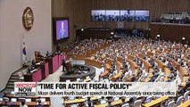 Moon calls on parliament to unite energy on creating innovative and fair nation, and calls on N. Korea to respond