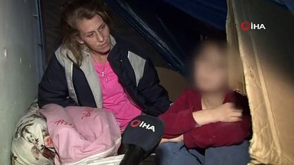 Ankara'da kirasını ödeyemeyen 2 çocuklu aile sokakta kaldı;