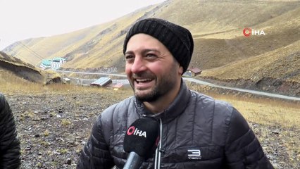 Erzurum’un yüksek kesimlerinde kar yağışı etkili oldu