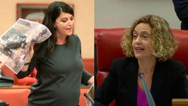 Una brusca pelea en el Congreso termina con Meritxell Batet expulsando a Macarena Olona y VOX se larga dejando
