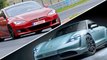 Duelo entre el Tesla Model S y el Porsche Taycan; uno de ellos humilla a su rival