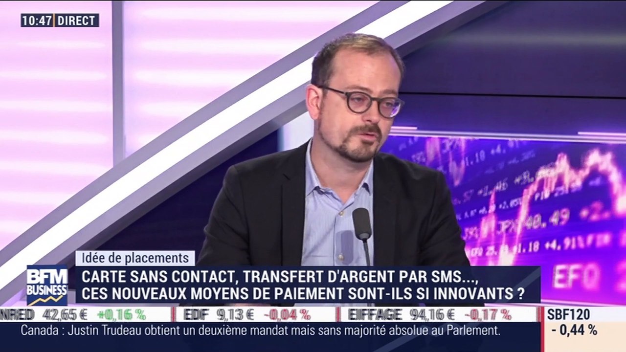 Idées de placements: Carte sans contact, transfert d'argent par SMS..., ces nouveaux moyens de paiement sont-ils innovants ? - 22/10