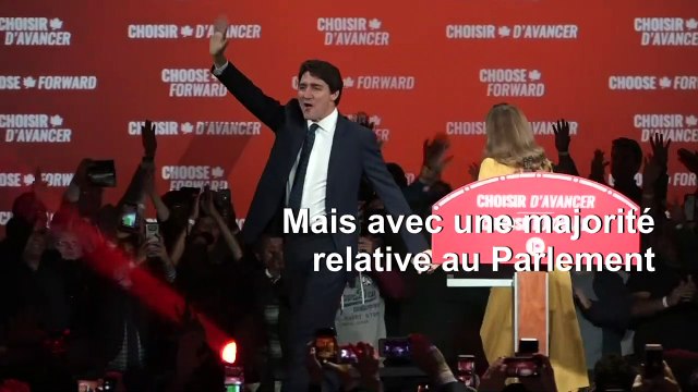 Canada: Justin Trudeau réélu mais sans majorité