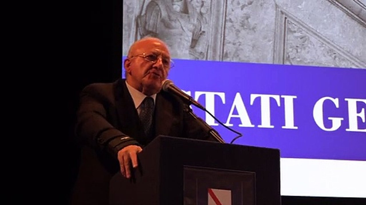 De Luca - Stati Generali della Cultura della Regione Campania (21.10.19)