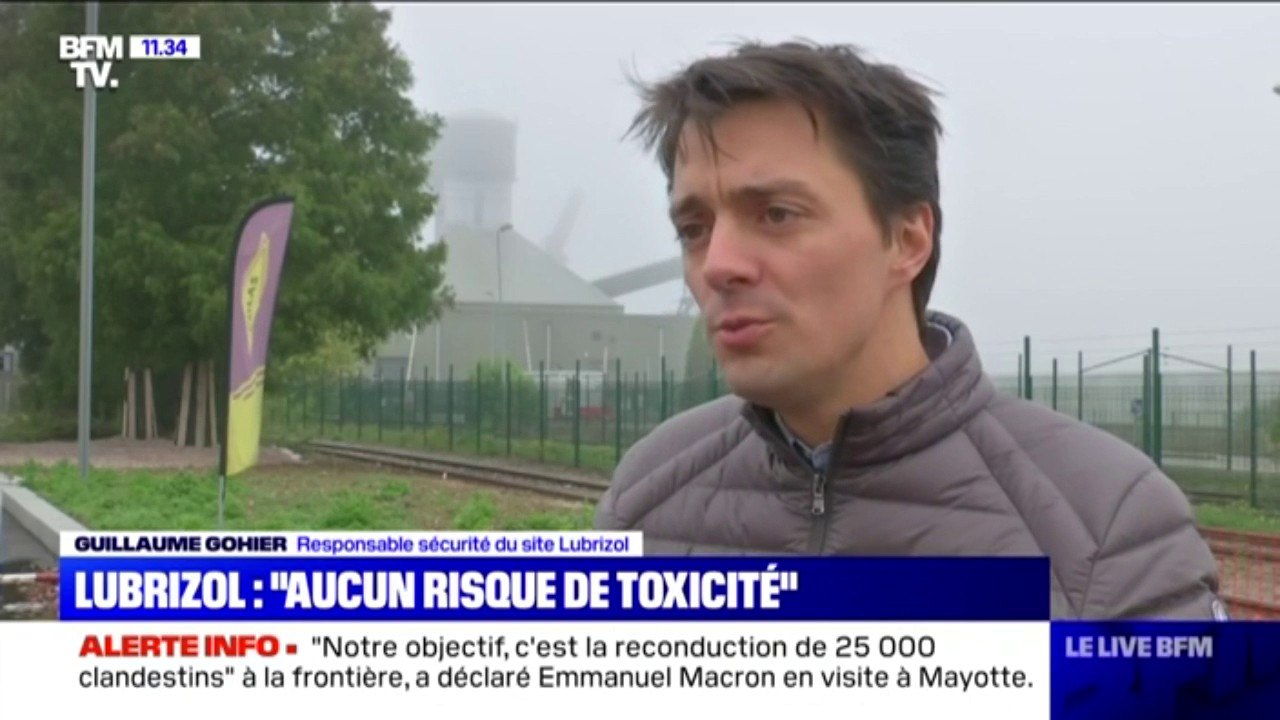 Rouen: le responsable sécurité du site de Lubrizol assure qu'il n'y a "aucun risque de toxicité" pour l'évacuation des fûts endommagés