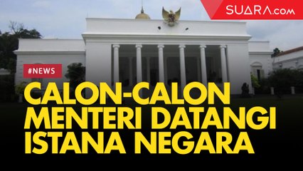 Calon-calon Menteri Jokowi Sambangi Istana Negara