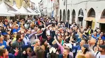 Salvini a Perugia lancia cioccolata all-Eurochocolate (20.10.19)