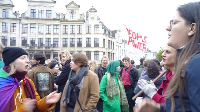 Rassemblement contre les violences policières à Bruxelles