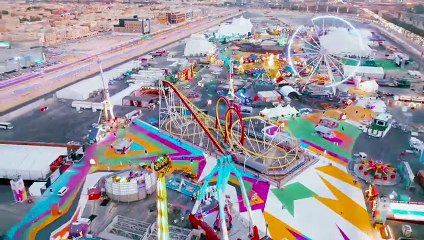 "البطريق فى الرياض".. فعاليات مختلفة بأكبر مدينة ملاهى بالمملكة.. فيديو