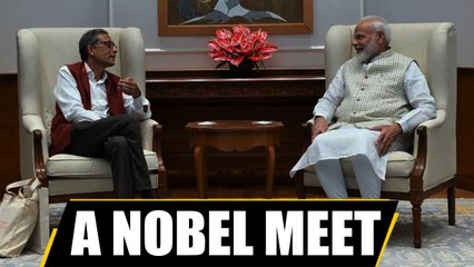 下载视频: PM Modi met Nobel laureate Abhijit Banerjee | Oneindia News