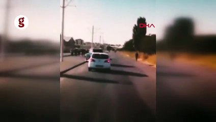 Kamyoneti yayaların üzerine sürdü: Şaka yaptım