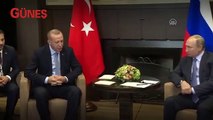Başkan Erdoğan-Putin'in görüşmesi başladı