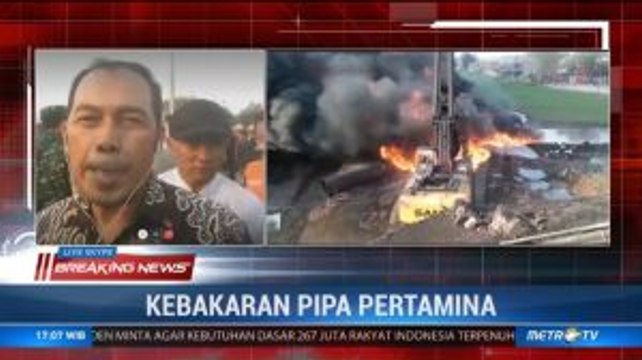 Upaya Pemadaman Kebakaran Pipa Minyak di Cimahi Terus Dilakukan