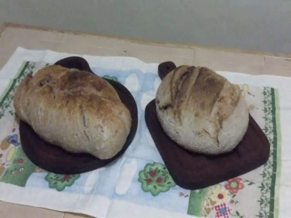 طريقة صنع خبز البادية الفرنسي بالخميرة الطبيعية/"French bread "pain de campagne"
