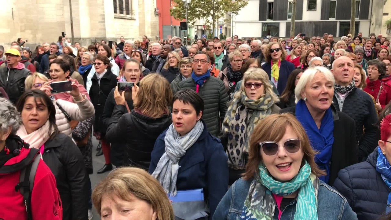 Happening chantant des choristes des Nuits de Champagne