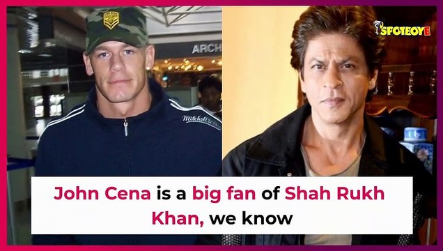 Wwe legend John Cena is as excited as you for Shah Rukh Khans ted talks hollywood