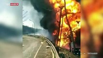 Endonezya’da petrol boru hattında patlama: 1 ölü