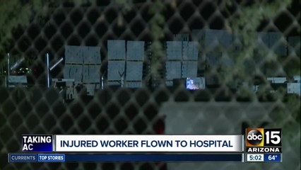 Worker injured at concrete manufacturing facility in the west Valley