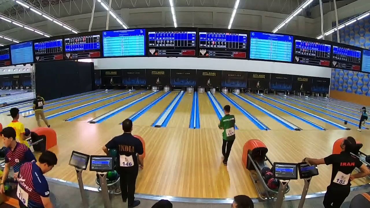 Men's Singles Squad 1 - Lanes 33-40 - 25th Asian Tenpin Bowling Championships 2019