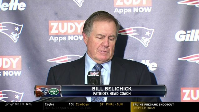 Bill Belichick Patriots Vs. Jets Week 7 Postgame Press Conference