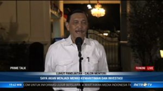 Jokowi Minta Luhut Jadi Menko Maritim dan Investasi