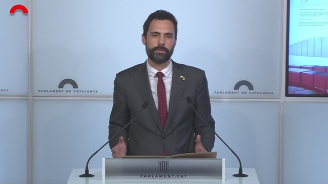 Torrent asumirá las consecuencias que conlleve la resolución de JxCat, ERC y CUP