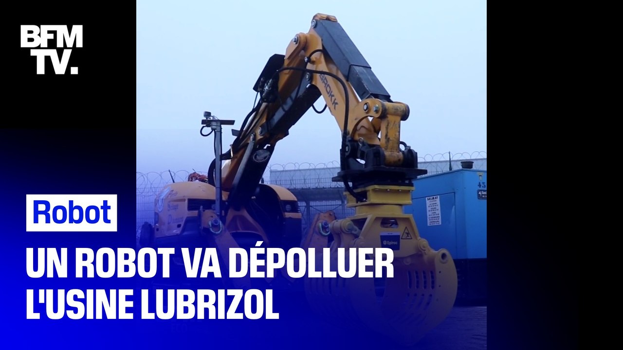 Incendie de Lubrizol : un robot va extraire et dépolluer les fûts de produits chimiques