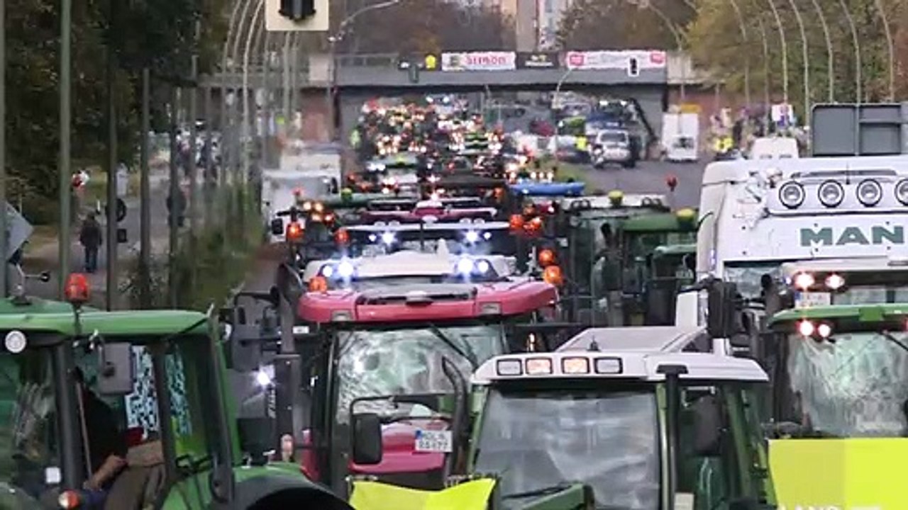 Bauern demonstrieren gegen Agrarpolitik