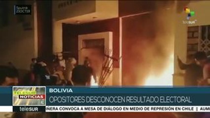 Bolivia: opositores desconocen resultado electoral