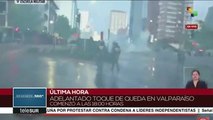 Inicia toque de queda en Chile pero ciudadanos permanecen en la calle
