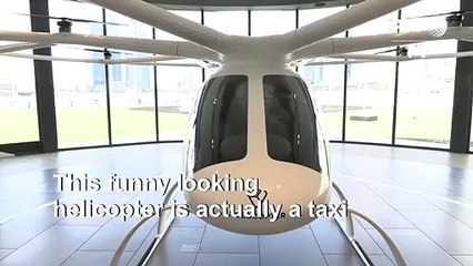 Flying taxi on show in Singapore ahead of test launch