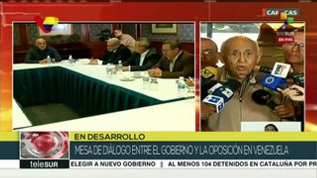 Se instala mesa de diálogo entre gobierno y la oposición en Venezuela
