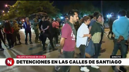 El momento en el que DETIENEN a CIUDADANOS CHILENOS - Telefe Noticias_HD