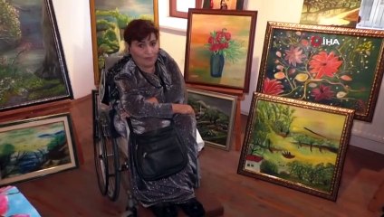 Engelleri Aşan Narin Işık'ın Kişisel Resim Sergisi Yozgatlılarla Buluştu