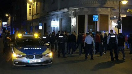 Драка между курдами и турками из-за операции в Сирии