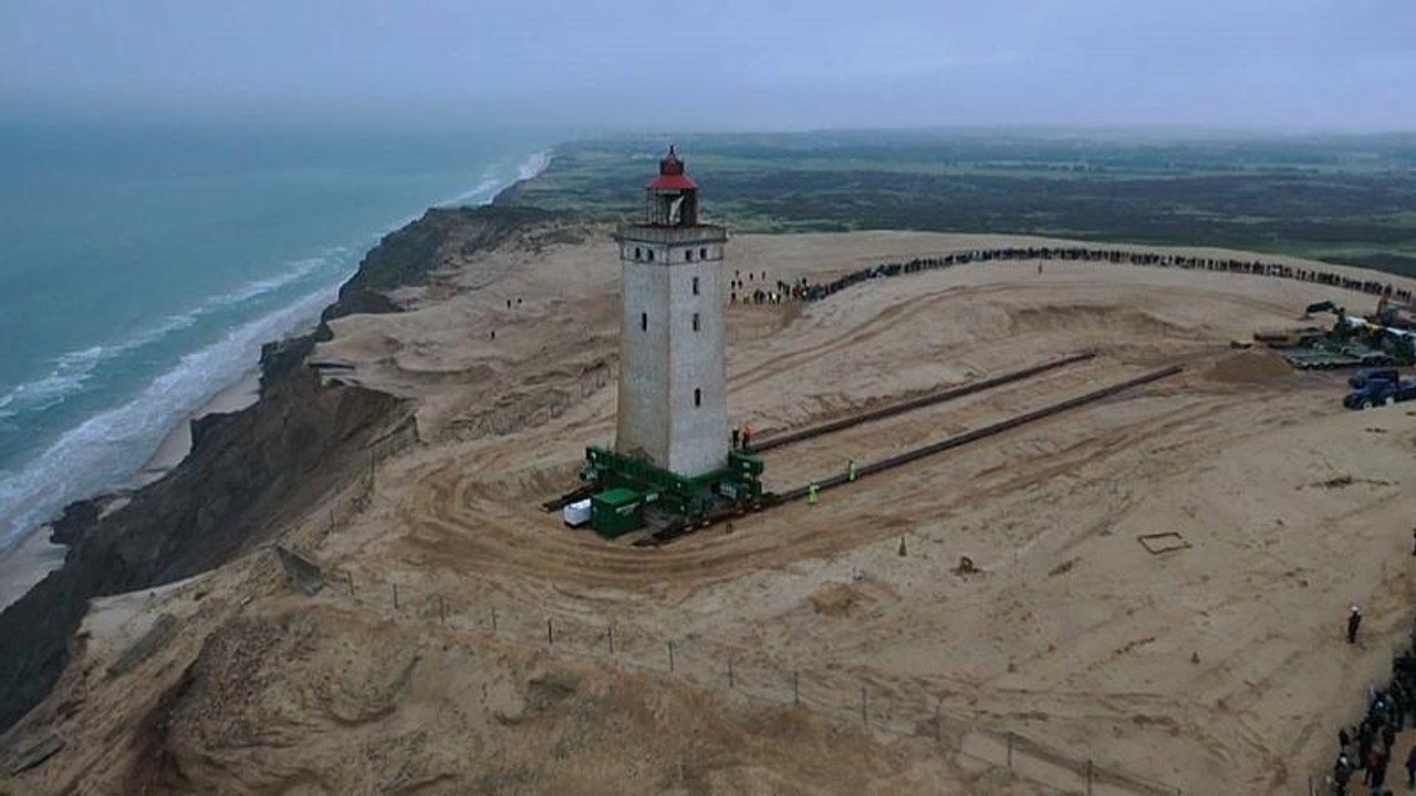 Dänemark: Ein Leuchtturm zieht um