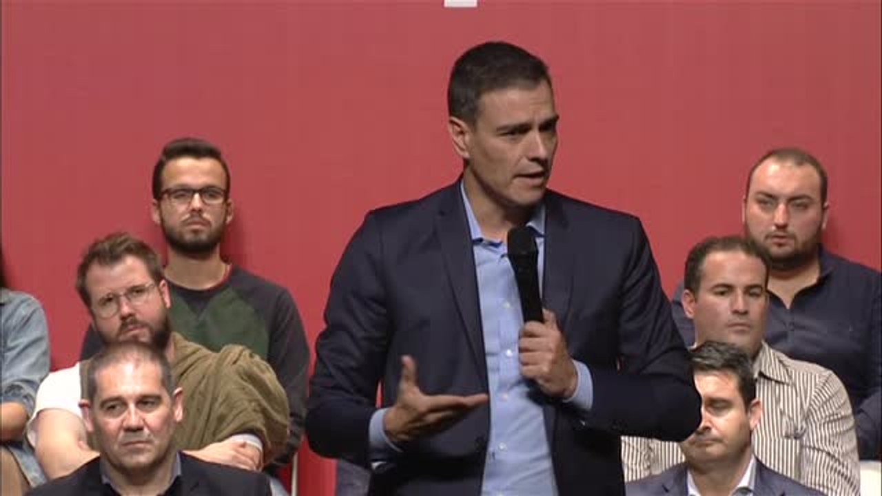 Pedro Sánchez: "Si Torra quiere hablar, primero que hable con los catalanes que no son independentistas"