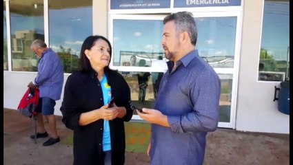 Homem com problema na perna precisa ser transferido da UPA Veneza