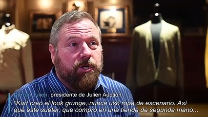 A subasta el saco de lana que Kurt Cobain usó en el "Unplugged"