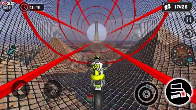Mega Ramp GT Moto Bike Rider Stunts 2019 - Impossible Motor Games - Android Gameplay FHD #3