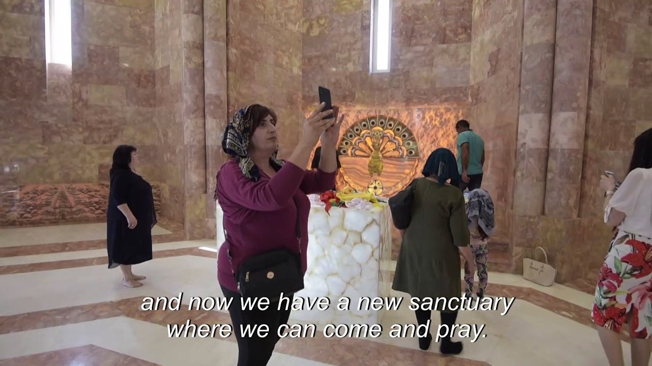 Long-persecuted Yazidis open world's largest temple