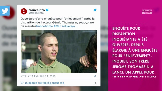 Gérald Thomassin : son frère lance un appel pour le retrouver