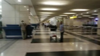 عودة الحياة لصالات الوصول المتضررة من الأمطار في مطار القاهرة