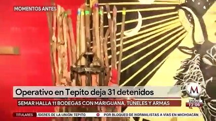 Lanzacohetes, granadas y un tunel... esto hallaron a La Union Tepito en operativo