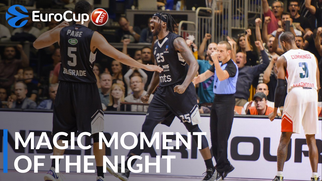7DAYS Magic Moment of the Night: Rayhawn Thomas & William Mosley, Partizan NIS Belgrade