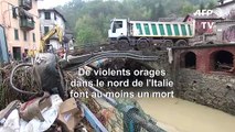 De violents orages en Italie font au moins un mort