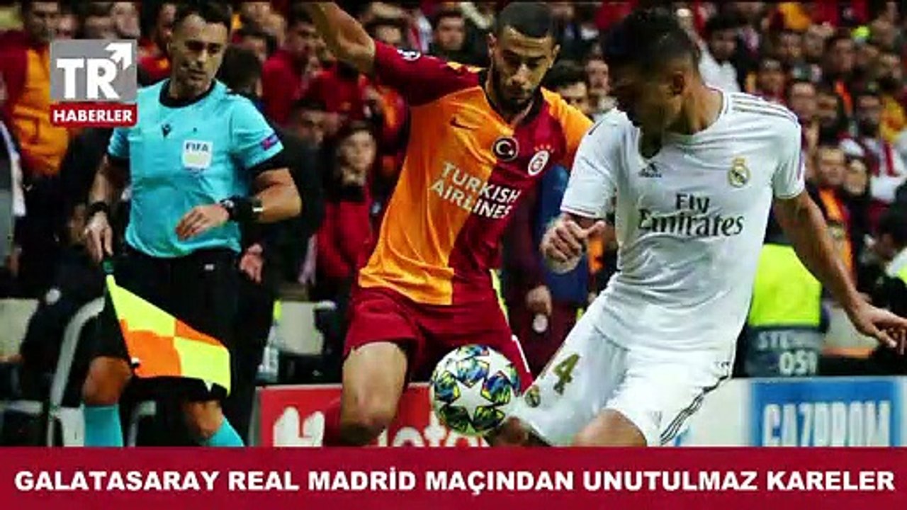 Galatasaray - Real Madrid Maçından Unutulmaz Kareler