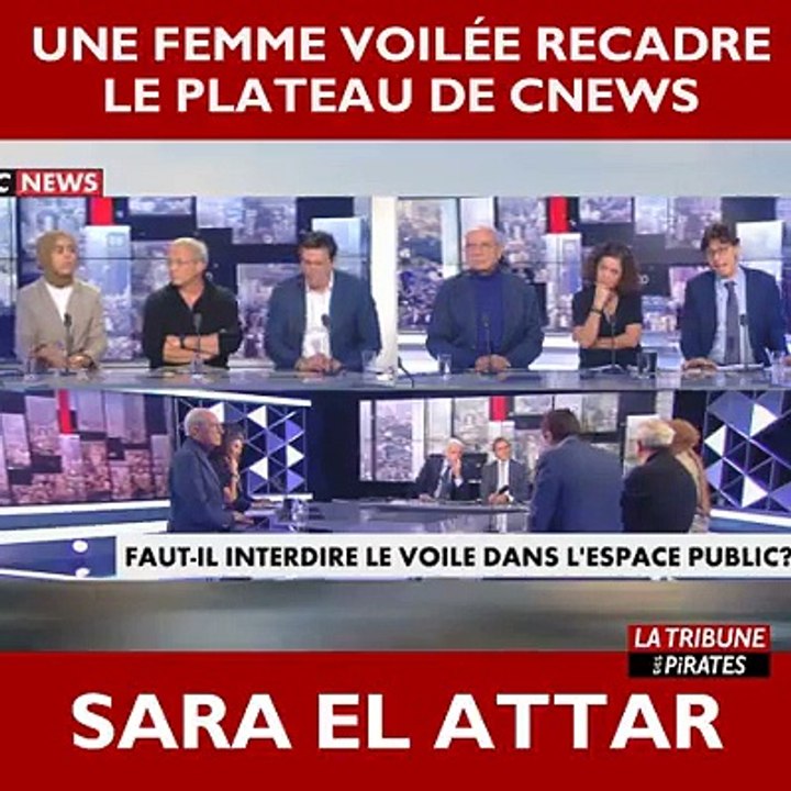 Une femme voilée corrige sévèrement les chroniqueurs de Cnews
