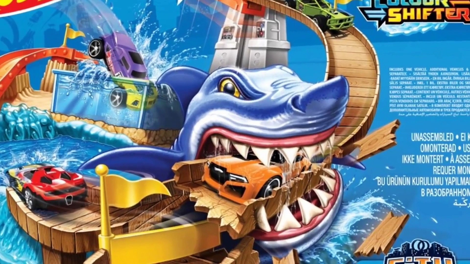 hot wheels shark port showdown